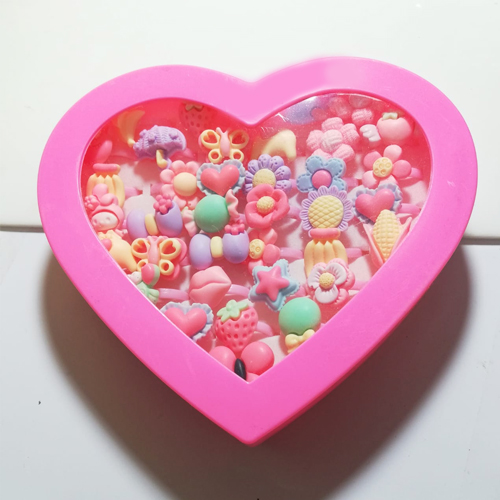 Caja de anillos infantiles x 36 u. Opacos