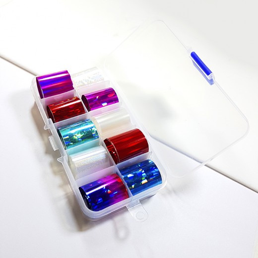 Papel Foil de colores para uñas