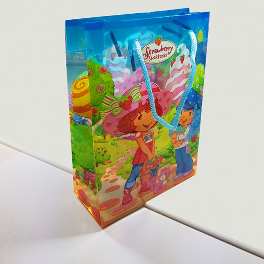 Bolsas de regalo Frutillita Celeste x 12 u.