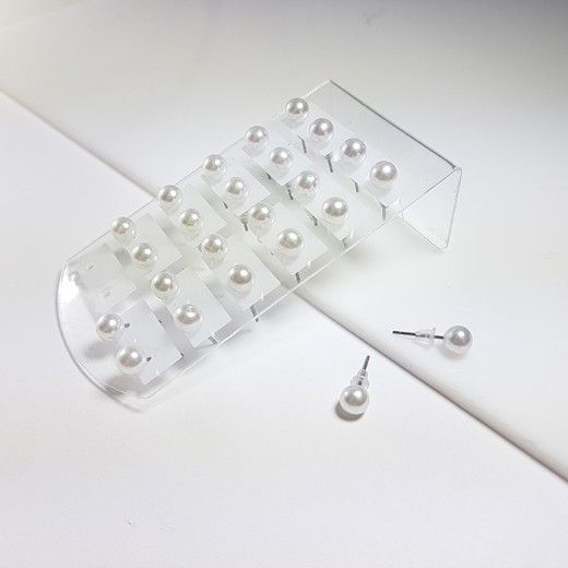 Set de aros Perlas Mini x 24 u.