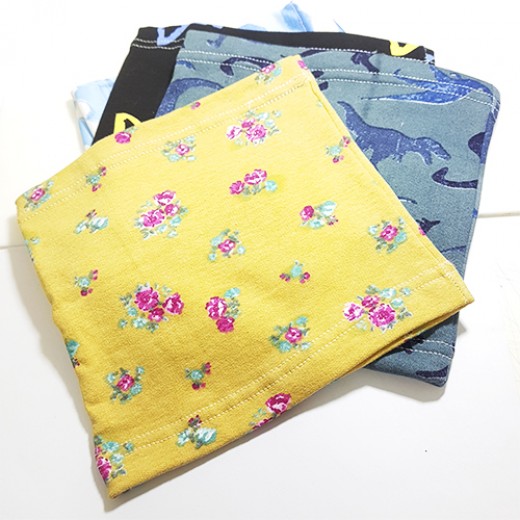 Cuello invierno frizado estampado