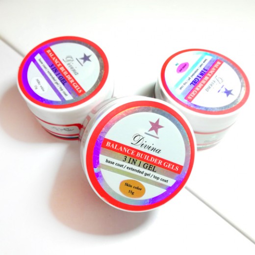 Gel constructor "Divina" 3 en 1 x 15 g