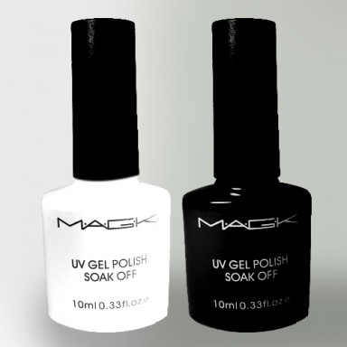 Esmalte semipermanente Magk Blanco / Negro