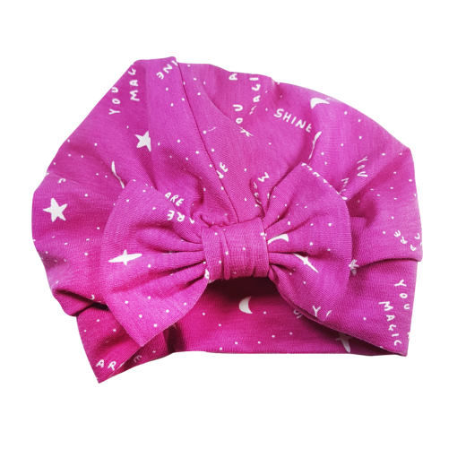 Turbante de tela para bebé