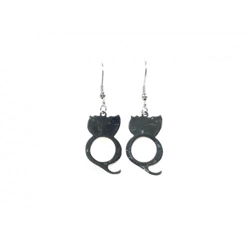 Aros Colgantes de Acero Gato