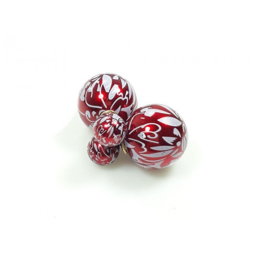 Aros Dior Metalizados Estampados