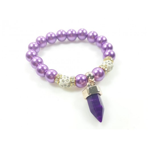 Pulsera Elástica Cuarzo