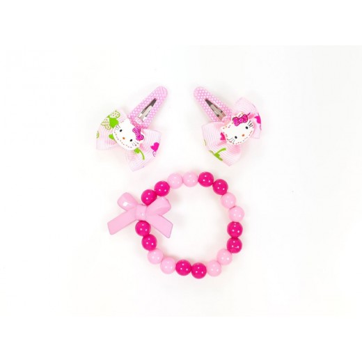 Set de Tic Tac Hello Kitty y Pulsera Moño