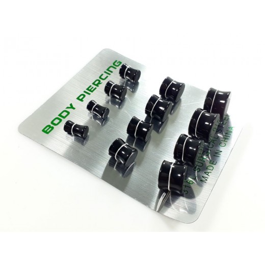 Expansores Plug Negros