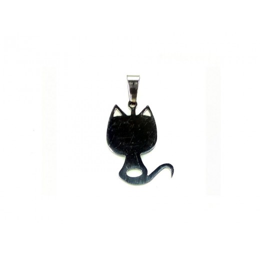 Dije Gatito de Acero